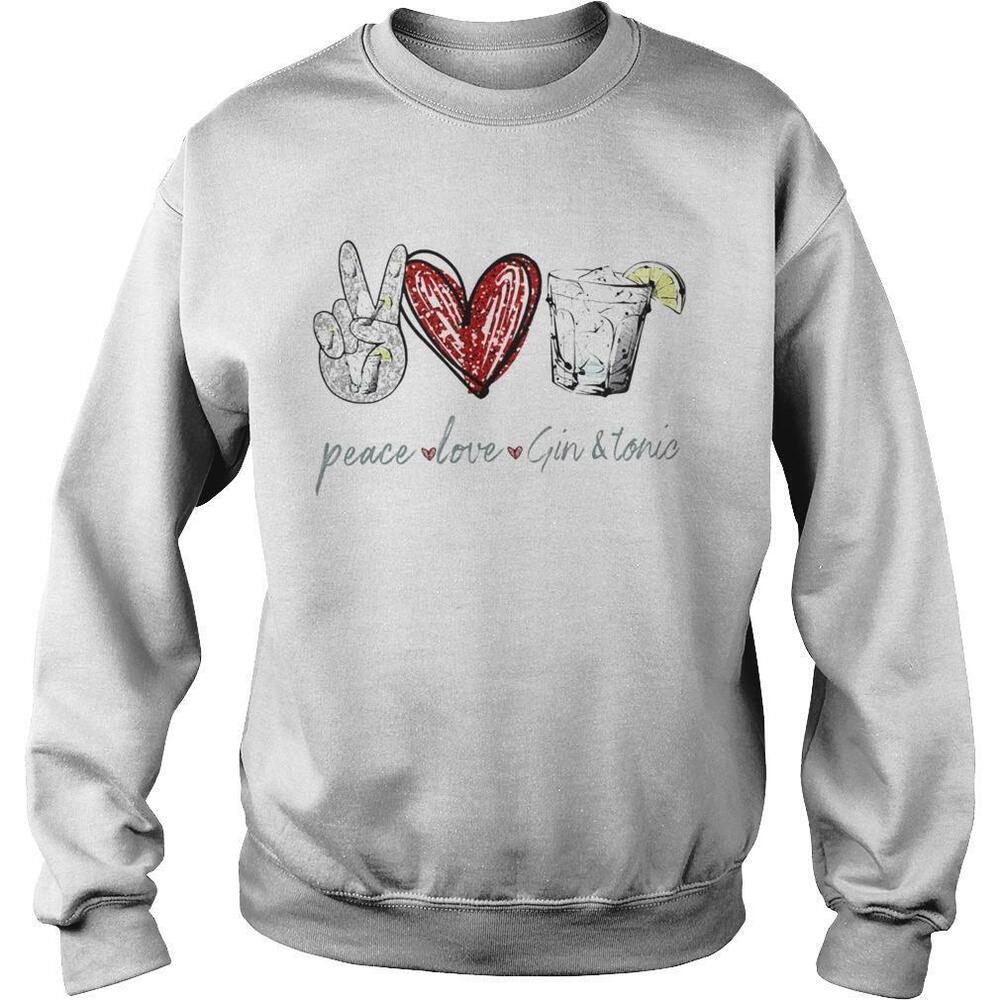 Diamond Peace Love Gin And Tonic Sweatshirt